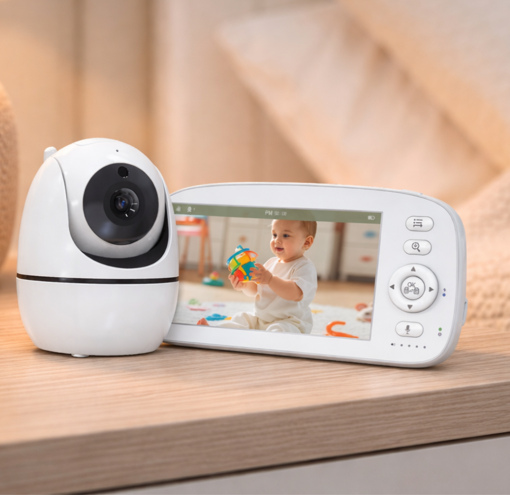 Babynia – Babyphone Vidéo 5 Pouces – Sans Wi-Fi – Vision Nocturne – Autonomie Longue – VOX